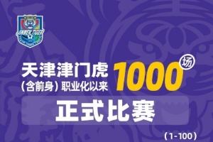 天津津门虎(含前身)职业化以来1000场正式比赛全记录